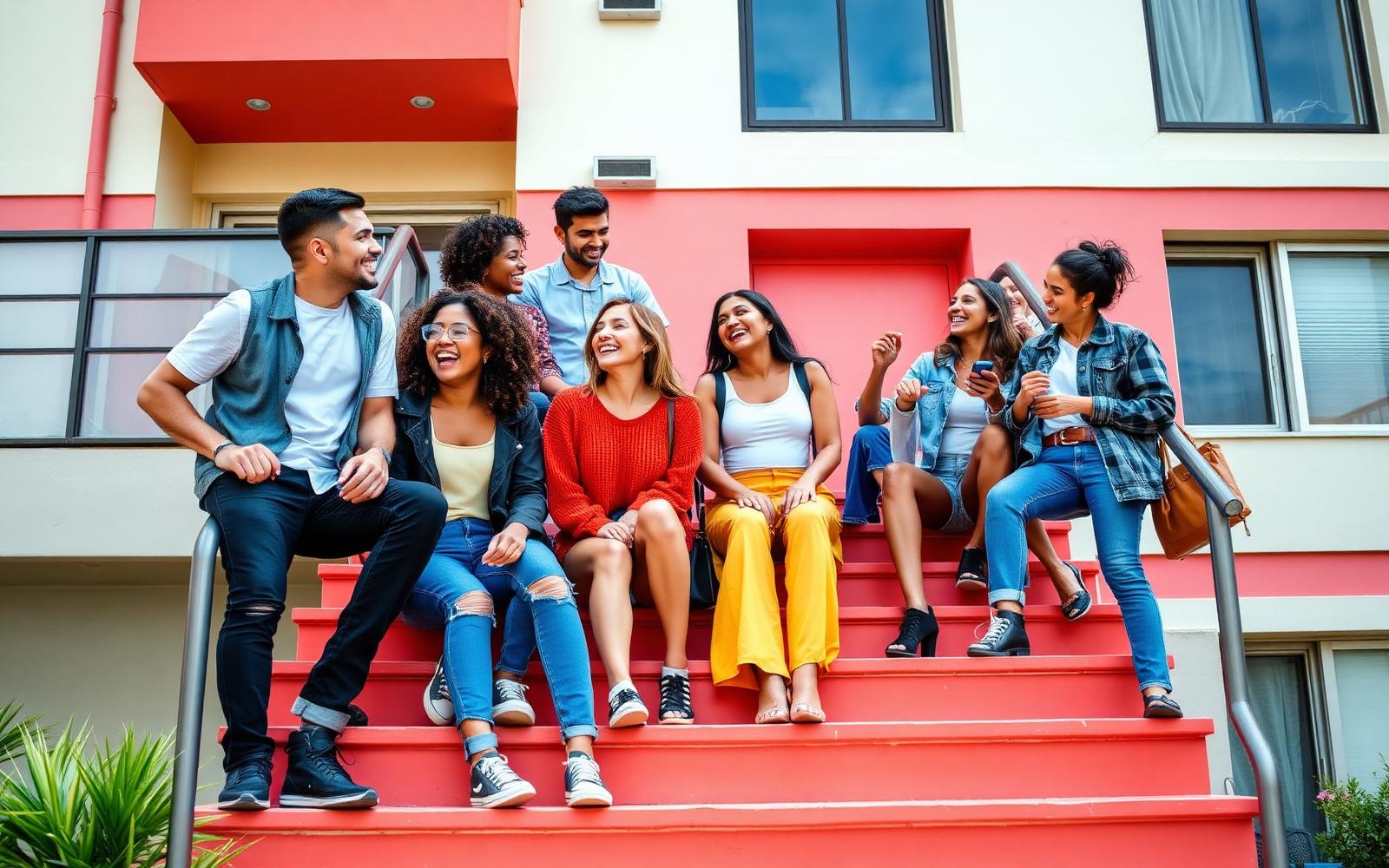 Una comunità di vicini riuniti